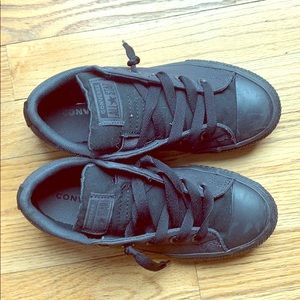 Boy’s Black Converse Sneakers